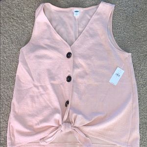 Pink old navy tank top